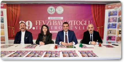 29. FEVZİ BAYAZITOĞLU TİYATRO GÜNLERİ BAŞLIYOR